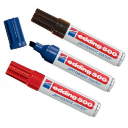 Marqueur permanent 500 noir graduation 2-7 mm pointe conique EDDING (Par 10)