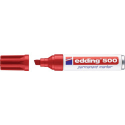 Marqueur permanent 500 rouge Degrésuation 2-7 mm pointe conique EDDING (Par 10)