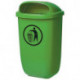Poubelle H650xl395xP250 mm 50 l vert SULO