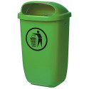 Poubelle H650xl395xP250 mm 50 l vert SULO