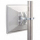 Poteau tubulaire acier galvanisé à chaud L1500xD49 mm adapté à poubelle/miroir SULO