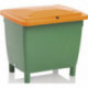 Bac à sel L790xl605xH775 mm 210 l HD-PE vert/orange sans glissière de prélèvement CRAEMER