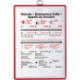 Pochette transparente PVC sans reflets Format A4 bleu 5 pièces/sachet TARIFOLD