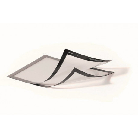 Cadre magnétique DIN A4 argent magnétique 2 pièces/sachet DURABLE