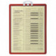 Tableau d’information DIN A4 avec cadre profilé rouge à accrocher 5 pièces/sachet DURABLE
