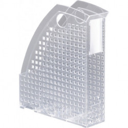 Porte-revues DIN A4 H305xl74xP244 mm plastique transparent DURABLE (Par 6)