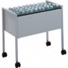 Chariot pour dossiers suspendus H592xl655xP368 mm adapté à env. 80 dossiers suspendus A4 1 voie DURABLE