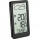 Station météorologique H158xl83xP20 mm noir plastique pour int. incl. émetteur e