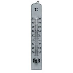 Thermomètre intérieur plage de mesure -30 à 50 degr. C H206xl35xP15 mm hêtre (Par 10)