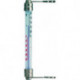 Thermomètre de fenêtre plage de mesure -50 bis 50 degr. C H200xl23xP28 mm métal (Par 10)