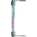 Thermomètre de fenêtre plage de mesure -50 bis 50 degr. C H200xl23xP28 mm métal (Par 10)