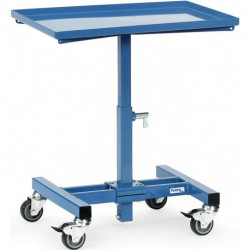 Servante d´atelier surface de chargement L605xl405 mm hauteur réglable 720-995 m