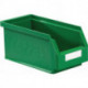 Boîte de rangement à ouverture frontale L290xl140xH130 mm PE vert KAPPES
