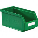 Boîte de rangement à ouverture frontale L290xl140xH130 mm PE vert KAPPES