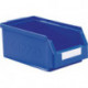 Boîte de rangement à ouverture frontale L350xl200xH150 mm PE bleu KAPPES