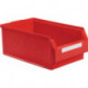 Boîte de rangement à ouverture frontale L500xl300xH200 mm PE rouge KAPPES