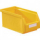 Boîte de rangement à ouverture frontale L290xl140xH130 mm PE jaune KAPPES