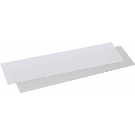 Étiquette blanc av film p. boîte rang. ouv. front. 3 4