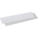 Étiquette blanc av film p. boîte rang. ouv. front. 3 4