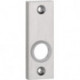 Rosette porte .1357/0003 Alu.F1 10mm rd.Rect.EDI
