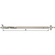 Boulon de bord de tube, longueur 400 mm, largeur 17 mm, hauteur 15 mm, acier argenté avec gâche GAH