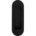 Poignée encastrée 4476 VA noir ov.bl.L.120mm B.40mm INTERSTEEL