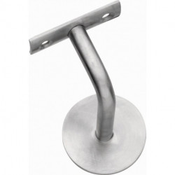 Supports de main courante Inox plaque murale 60mm droite