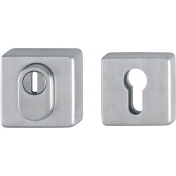 Paire rosace porte E52ZNSB-ZA/52S VA F69 quad.m.ZA S.15mm HOPPE