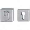 Paire rosace porte E52ZNSB-ZA/52S VA F69 quad.m.ZA S.15mm HOPPE