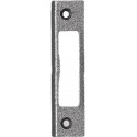 Gâche serrure .acier argenté B.20mm carré T.8mm DIN Gauche/Droite BKS