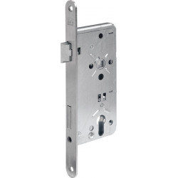 Serrure à mortaise pour porte d'entrée 0024 PZW 24/55/92/10mm DIN Gauche inox rd BKS
