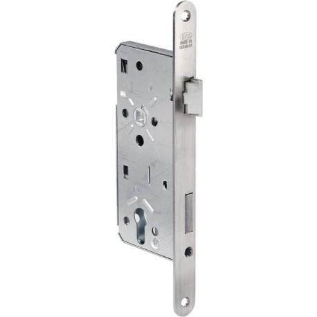 Serrure à mortaise pour porte d'entrée 0024 PZW 24/55/92/10mm DIN Droite inox rd BKS