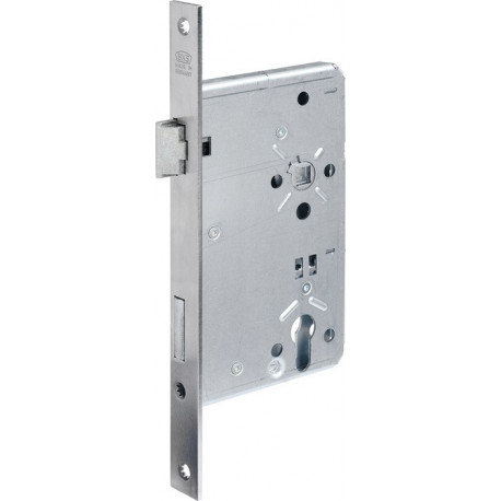 Serrure à mortaise pour porte d'entrée 0024 PZW 24/80/92/10mm DIN Gauche inox carré.BKS