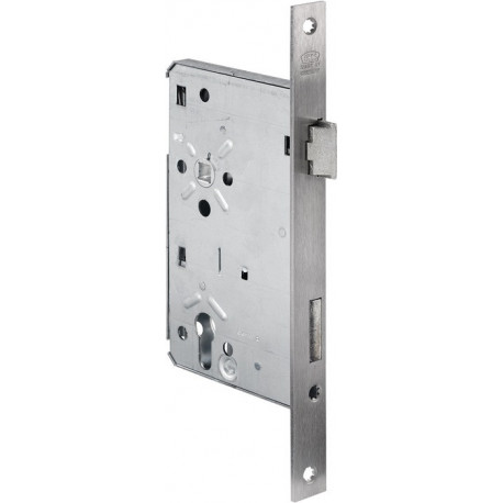 Serrure à mortaise pour porte d'entrée 0024 PZW 24/80/92/10mm DIN Droite inox carré.BKS