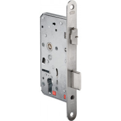 Serrure à mortaise 2124 PZW 24/55/72/8mm DIN Droite Inox rd BKS