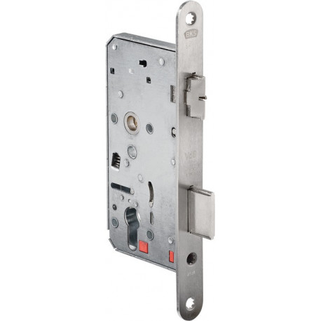 Serrure à mortaise 2124 PZW 24/55/72/8mm DIN Droite Inox rd BKS