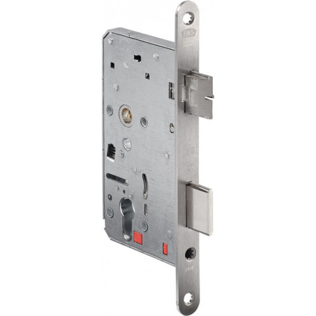 Serrure à mortaise 2124 PZW 20/60/72/8mm DIN Droite Inox rd BKS