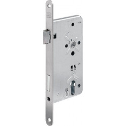 Serrure à mortaise pour porte d'entrée 0024 PZW 20/65/92/10mm DIN Gauche inox rd BKS