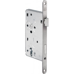 Serrure à mortaise pour porte d'entrée 0024 PZW 20/65/92/10mm DIN Droite inox rd BKS