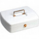 Caisse argent Office 2167 B.173xH.73xT.130mm blanc Acier inclus cylindre