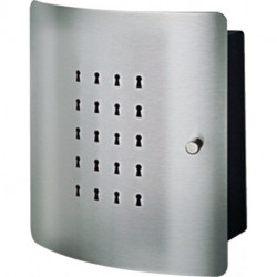 Boîte à clés Slot H240xL210xP70 mm acier inoxydable Nombre de crochets 10