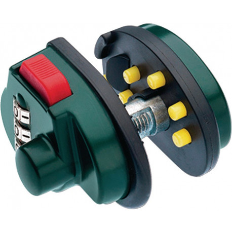 Antivol pistolet GL 345 sécurité gâchette vert foncé plastique / acier BURG WÄCHTER