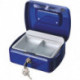 Caisse argent Office 2167 B.173xH.73xT.130mm bleu Acier inclus cylindre