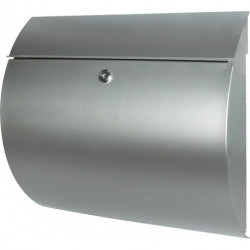 Boite aux lettres Toscana 3856 NI H.330mm B.376mm T.106mm Inox DIN C4
