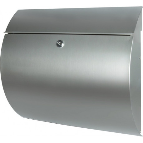 Boite aux lettres Toscana 3856 NI H.330mm B.376mm T.106mm Inox DIN C4