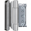 Charnière de porte d'entrée Protect 4010 3D FD Acier inoxydable brossé mat.160kg Portes d'entrée en bois