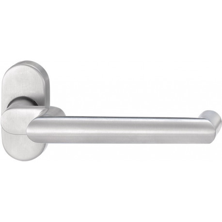 Poignée porte 1133/2033 Inox EST ov.8mm coudé.EDI