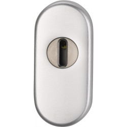 Rosette porte 0811 Alu.EST ov.m.ZA S.14,5mm EDI