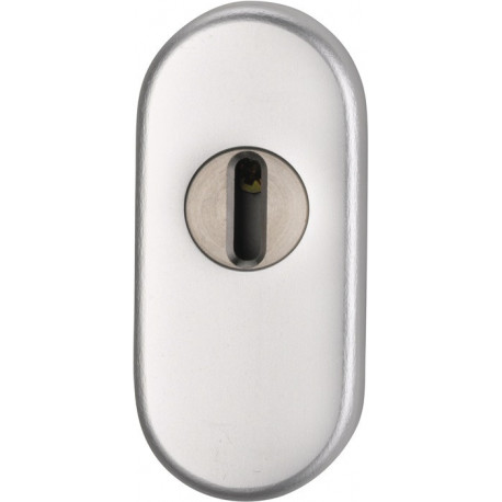 Rosette porte 0811 Alu.EST ov.m.ZA S.14,5mm EDI