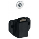 Loquet magnétique D7/GP 9 plastique noir 0,7-1,1kg Hettich (Par 20)